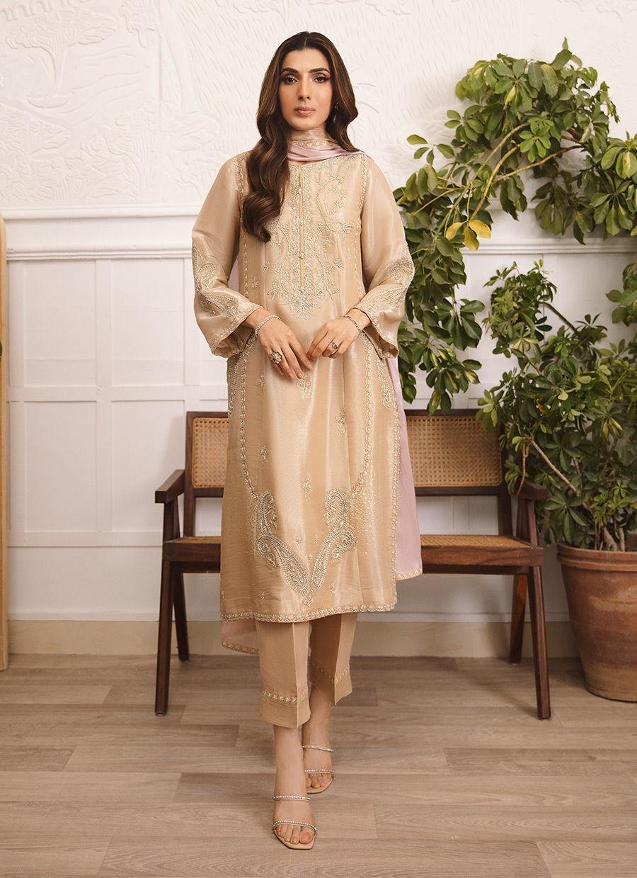 Royal Embroidered Silk Suit